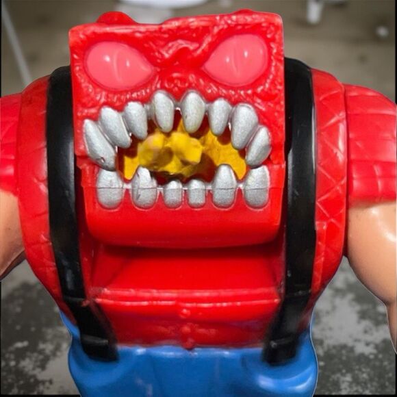 Vintage 1988 Kenner Real Ghostbusters Hard Hat Horror Action Figure Transforms B - Picture 4 of 5